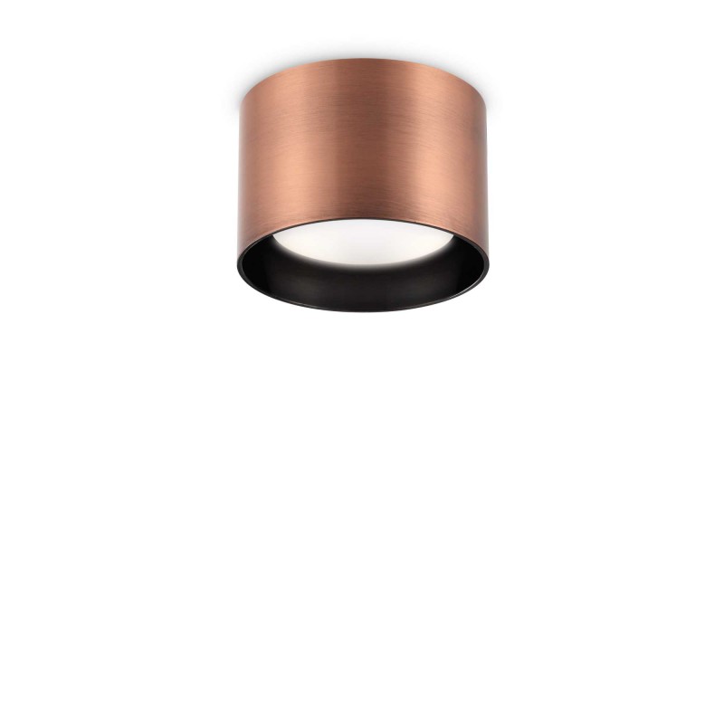 Ideal Lux SPIKE PL1 ROUND RAME Mod. 310893 Lampada Da Soffitto 1 Luce