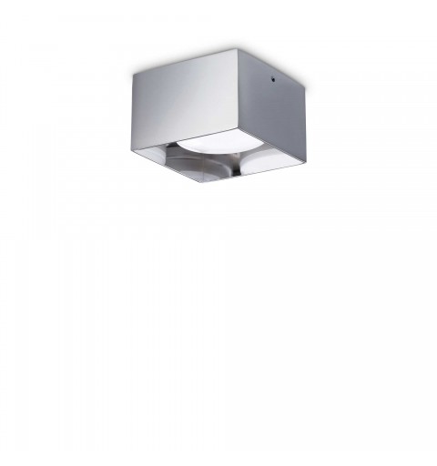 Ideal Lux SPIKE PL1 SQUARE CROMO Mod. 328799 Lampada Da Soffitto 1 Luce