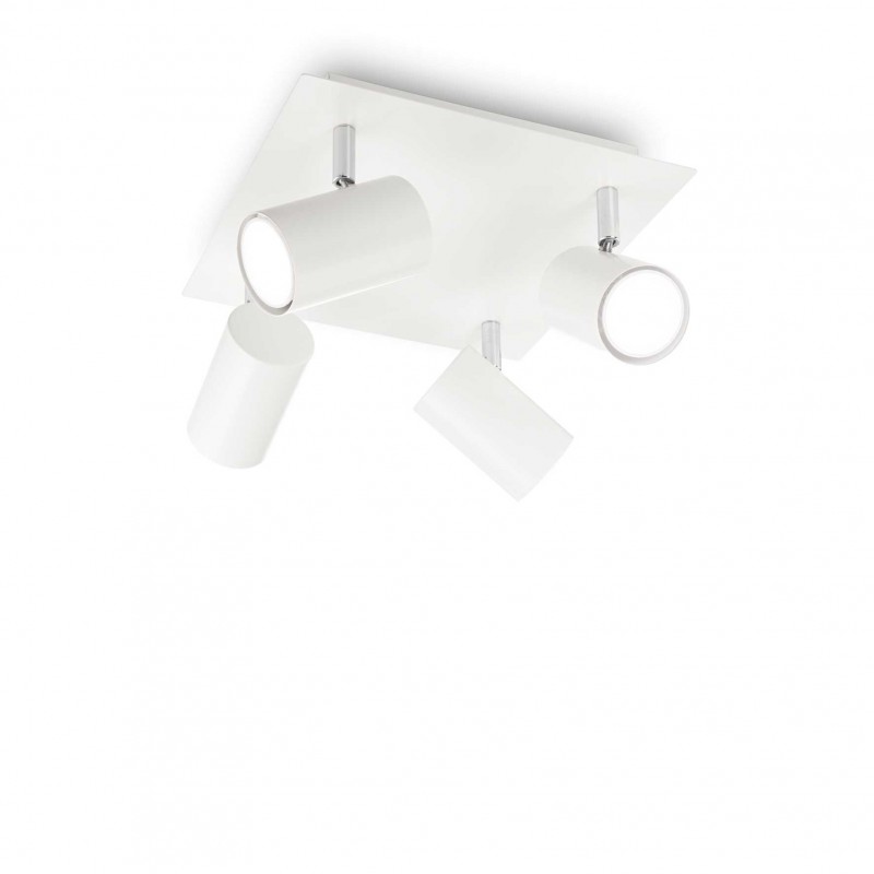 Ideal Lux SPOT PL4 BIANCO Mod. 156774 Lampada Da Soffitto 4 Luci