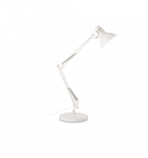 Ideal Lux WALLY TL1 TOTAL WHITE Mod. 193991 Lampada Da Tavolo 1 Luce