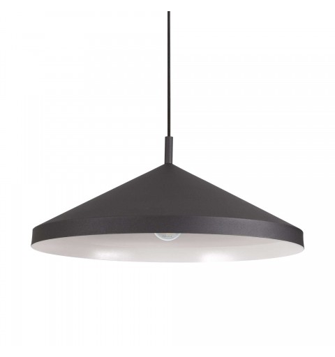 Ideal Lux YURTA SP1 D50 NERO Mod. 281582 Lampada A Sospensione 1 Luce