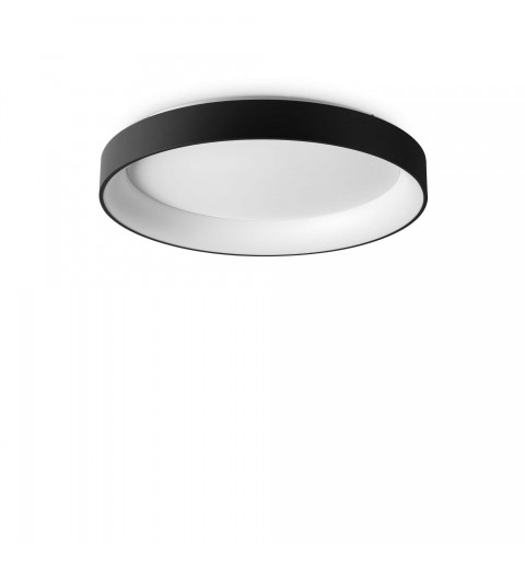 Ideal Lux ZIGGY PL D080 NERO Mod. 321615 Lampada Da Soffitto 1 Luce