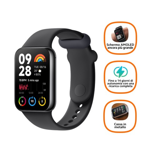 Xiaomi Smart Band 8 Pro AMOLED Aktivitäts-Trackerarmband 4,42 cm (1.74") Schwarz