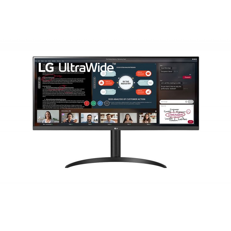 LG 34WP550 computer monitor 86.4 cm (34") 2560 x 1080 pixels UltraWide Full HD LED Black