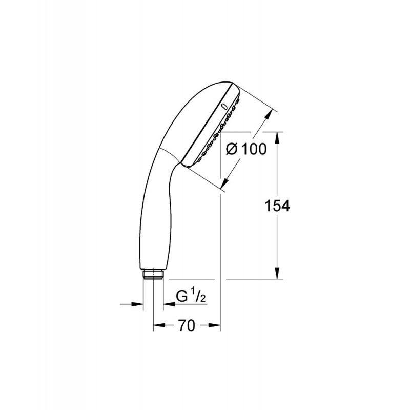 GROHE Vitalio Start 100 shower holder