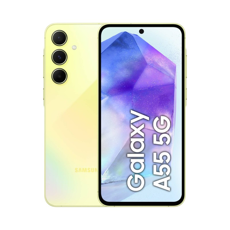 Samsung Galaxy A55 5G 16,8 cm (6.6") Double SIM Android 14 USB Type-C 8 Go 256 Go 5000 mAh Jaune