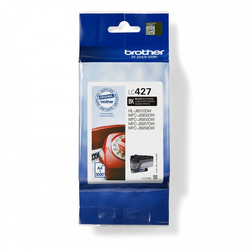 Brother LC-427BK ink cartridge 1 pc(s) Original Standard Yield Black