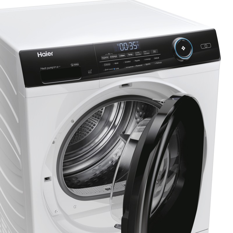 Haier HD90-A3959E-IT Wäschetrockner Freistehend Frontlader 9 kg A+++ Weiß