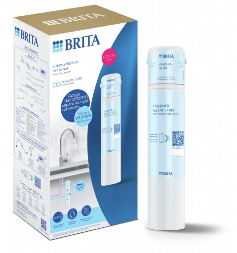 Brita mypure SLIM V-MF Sistema de filtración de agua situado debajo del fregadero Blanco