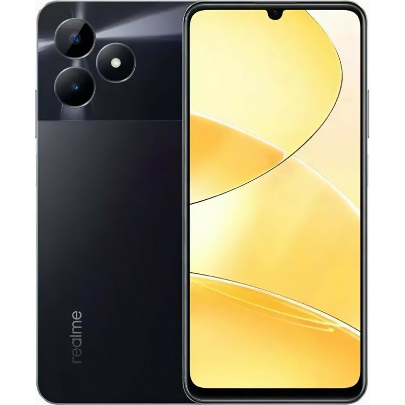 realme C51 17,1 cm (6.74") Double SIM Android 13 4G USB Type-C 6 Go 256 Go 5000 mAh Noir, Charbon