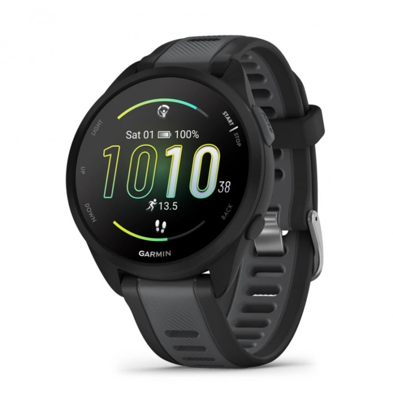 Garmin Forerunner 165 3.05 cm (1.2") AMOLED Digital 390 x 390 pixels Touchscreen Black GPS (satellite)