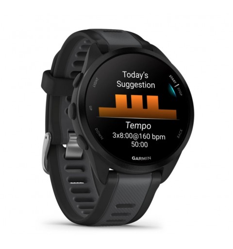 Garmin Forerunner 165 3,05 cm (1.2") AMOLED Digital 390 x 390 Pixel Touchscreen Schwarz GPS