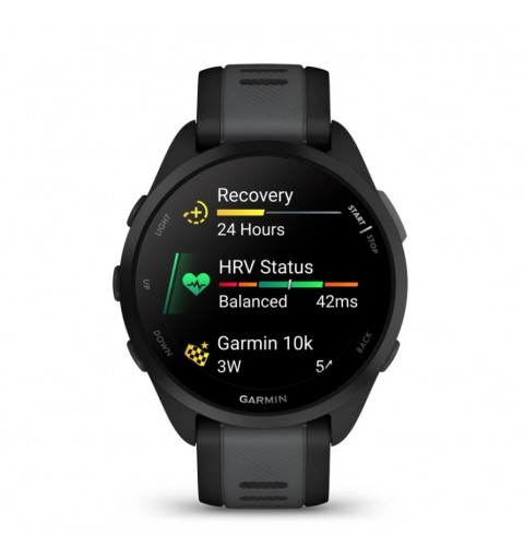 Garmin Forerunner 165 3,05 cm (1.2") AMOLED Digital 390 x 390 Pixel Touchscreen Schwarz GPS