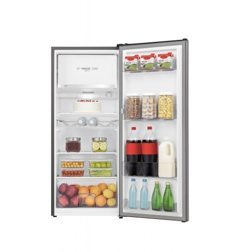 Hisense RR220D4BDE combi-fridge Freestanding 165 L E Silver