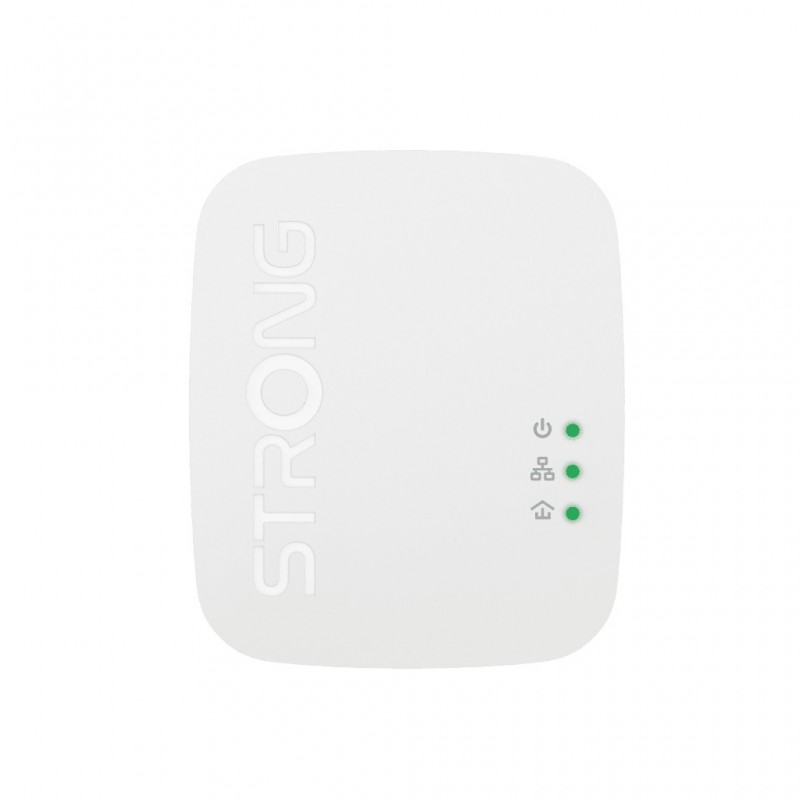 Strong POWERLWF600DUOMINI Adaptateur réseau CPL 600 Mbit s Ethernet LAN Wifi Blanc 2 pièce(s)