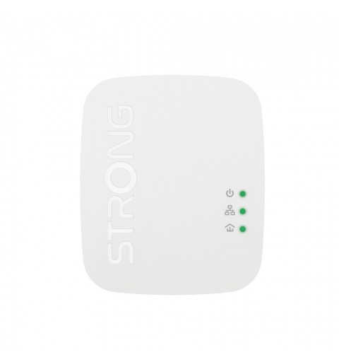 Strong POWERLWF600DUOMINI adaptador de red PowerLine 600 Mbit s Ethernet Wifi Blanco 2 pieza(s)