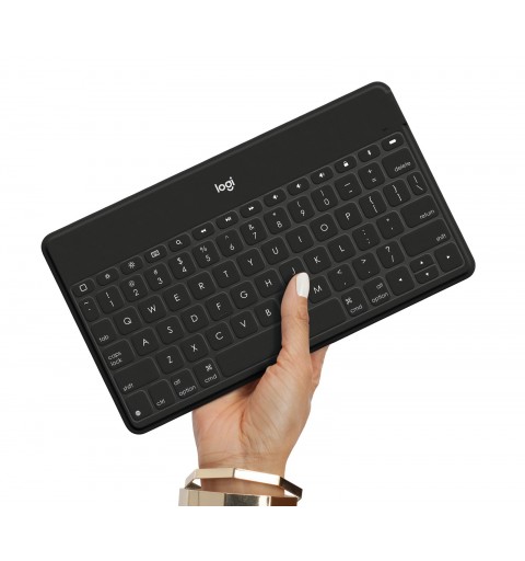 Logitech Keys-To-Go Noir Bluetooth QWERTY Italien