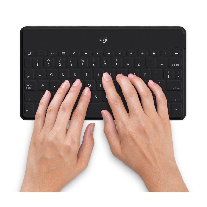 Logitech Keys-To-Go Noir Bluetooth QWERTY Italien