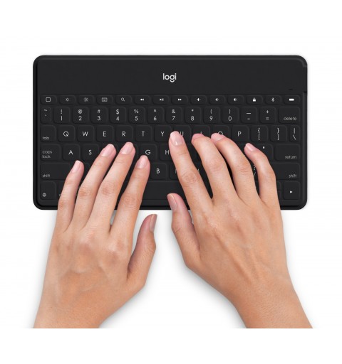 Logitech Keys-To-Go Noir Bluetooth QWERTY Italien