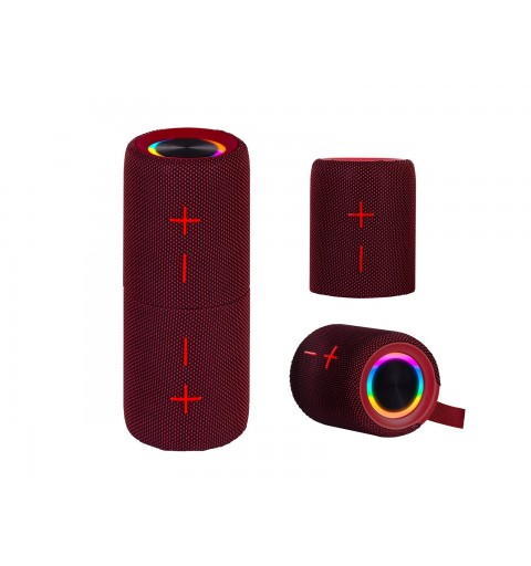 Trevi XR 8A44 DOUBLE Enceinte portable stéréo Rouge 20 W