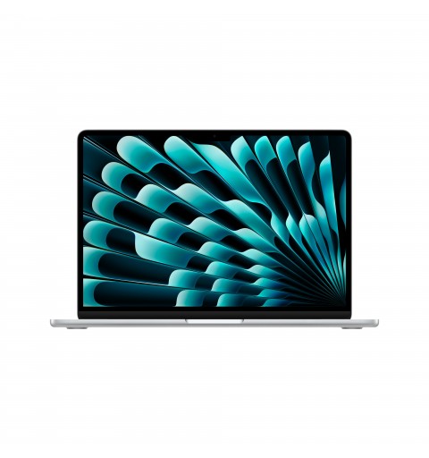 Apple MacBook Air Laptop 34,5 cm (13.6") Apple M M3 8 GB 256 GB SSD Wi-Fi 6E (802.11ax) macOS Sonoma Silber