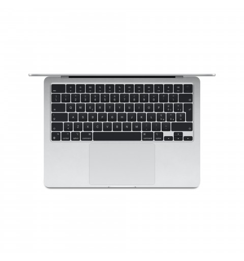 Apple MacBook Air Portátil 34,5 cm (13.6") Apple M M3 8 GB 256 GB SSD Wi-Fi 6E (802.11ax) macOS Sonoma Plata