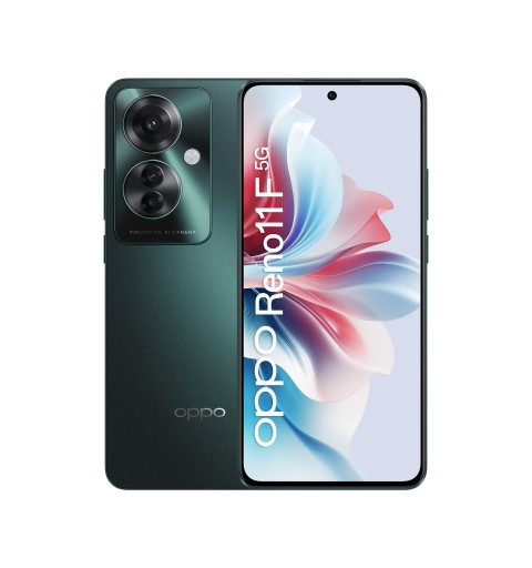 OPPO Reno 11 F 17 cm (6.7") Double SIM Android 14 5G USB Type-C 8 Go 256 Go 5000 mAh Vert