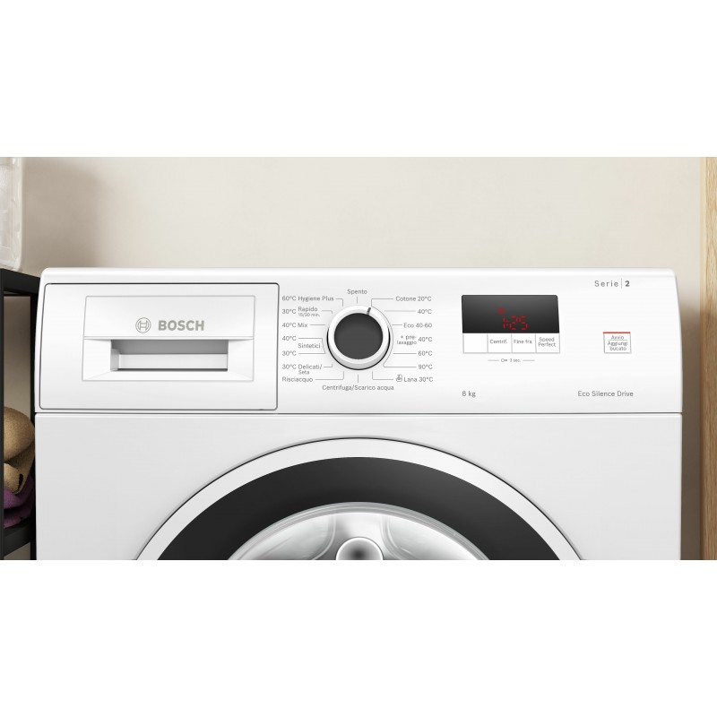 Bosch Serie 2 WGE03200IT lavadora Carga frontal 8 kg 1400 RPM Blanco