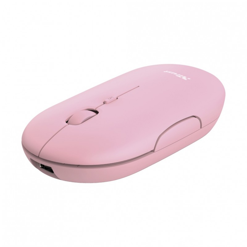 Trust Puck souris Ambidextre RF sans fil + Bluetooth Optique 1600 DPI