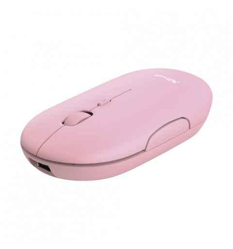 Trust Puck mouse Ambidextrous RF Wireless + Bluetooth Optical 1600 DPI