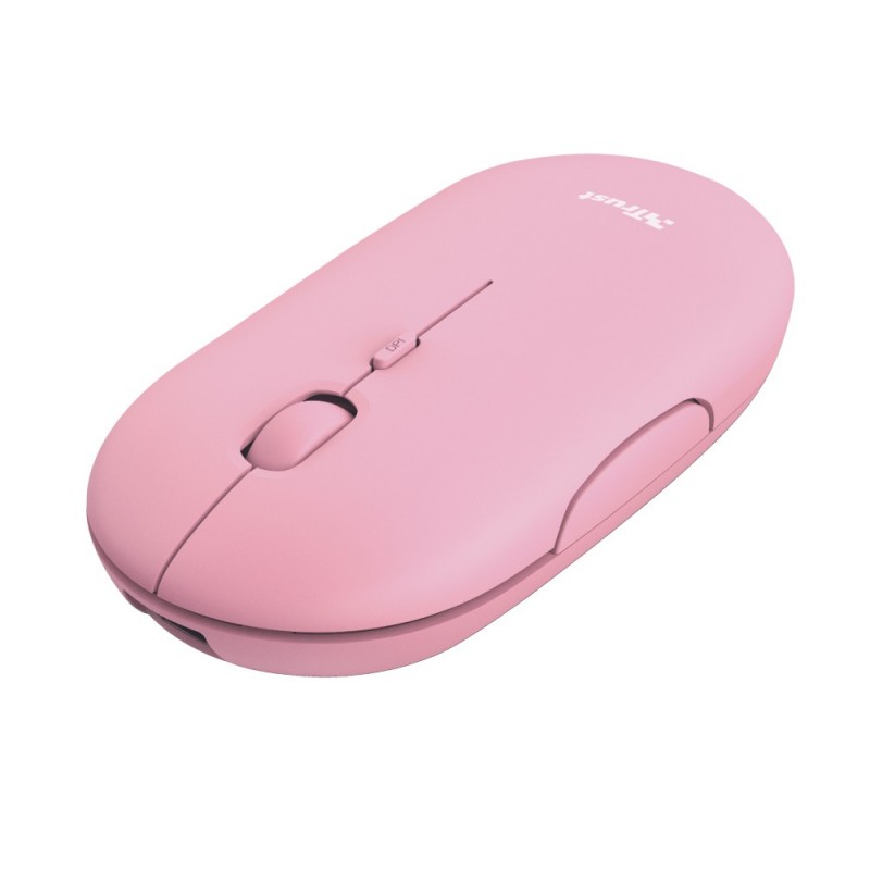 Trust Puck souris Ambidextre RF sans fil + Bluetooth Optique 1600 DPI