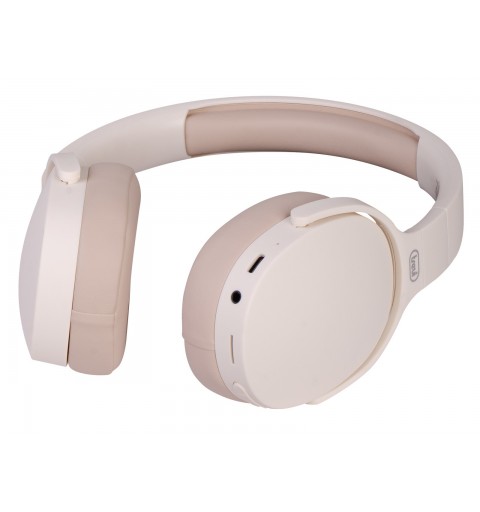 Trevi DJ DIGITAL STEREO WIRELESS HEADPHONES DJ 12E45 BT CREAM