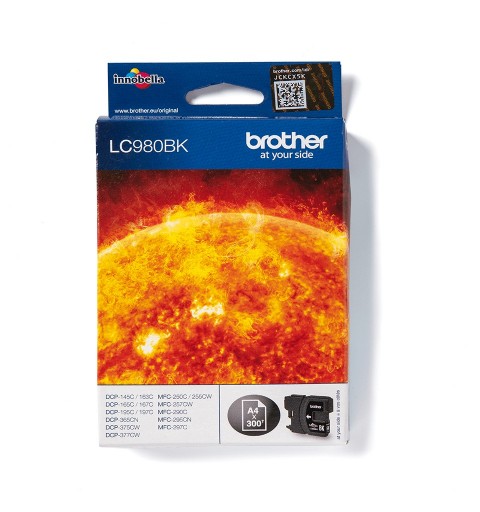 Brother LC-980BK cartuccia d'inchiostro 1 pz Originale Nero