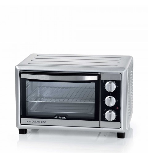 Ariete 00C098121AR0 horno tostador 20 L 1380 W Negro, Plata Parrilla