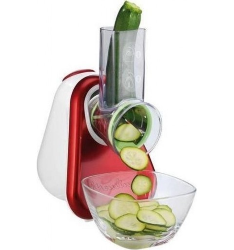 Moulinex Fresh Express + electric grater spiralizer Red, White