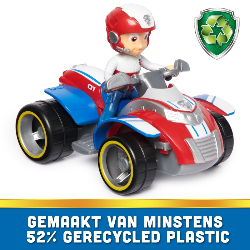 PAW Patrol , Rettungs-Quad mit Ryder-Figur (Sustainable Basic Vehicle Basis Fahrzeug)