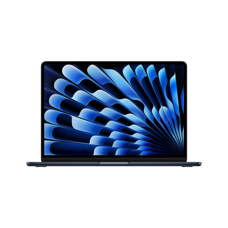 Apple MacBook Air Apple M M3 Laptop 34,5 cm (13.6") 8 GB 256 GB SSD Wi-Fi 6E (802.11ax) macOS Sonoma Blau