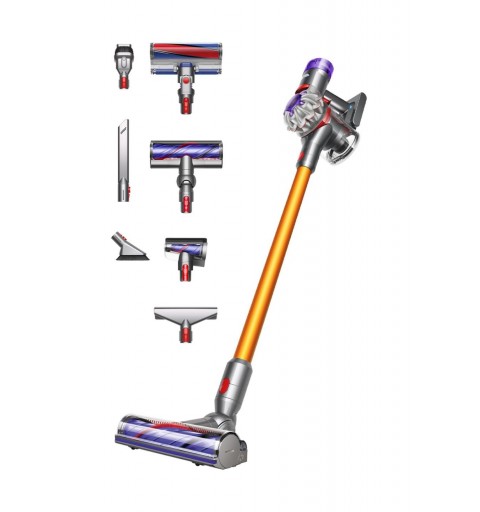 Dyson V8 Absolute aspiradora de mano Plata, Amarillo Sin bolsa