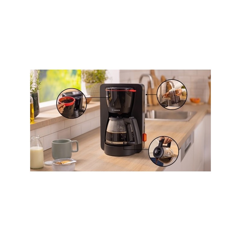 Bosch TKA3M133 coffee maker Drip coffee maker 1.25 L