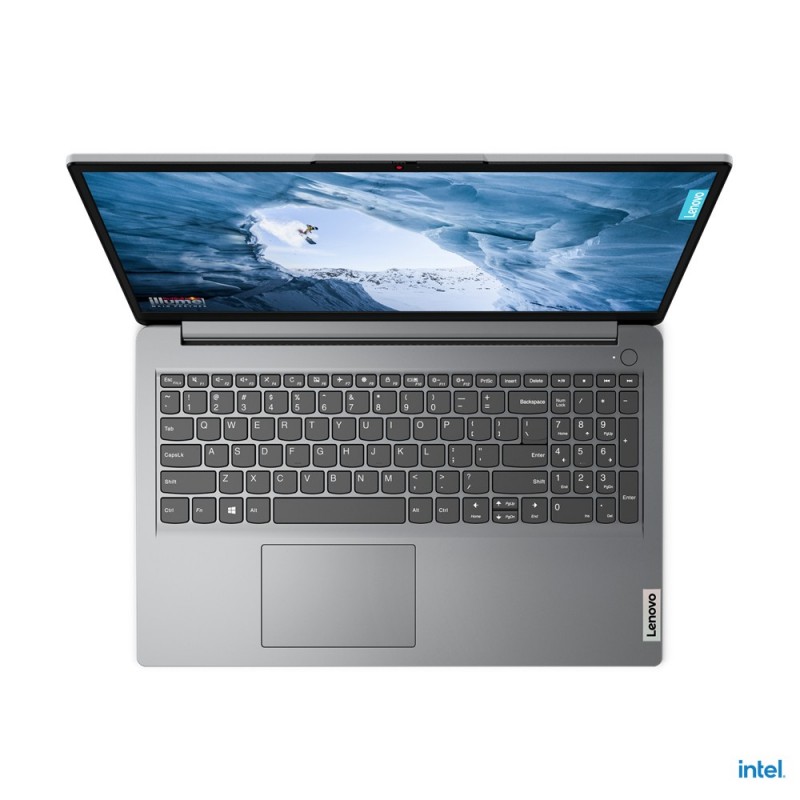 Lenovo IdeaPad 1 Intel® Celeron® N N4120 Laptop 39,6 cm (15.6") Full HD 8 GB DDR4-SDRAM 256 GB SSD Wi-Fi 5 (802.11ac) Grau