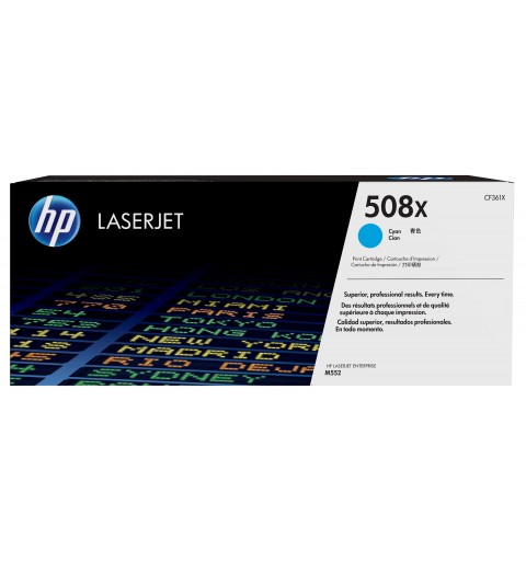 HP 508X High Yield Cyan Original LaserJet Toner Cartridge