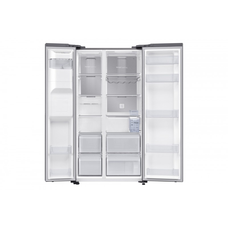 Samsung RS64DG53M3SL side-by-side refrigerator Freestanding 635 L E Stainless steel