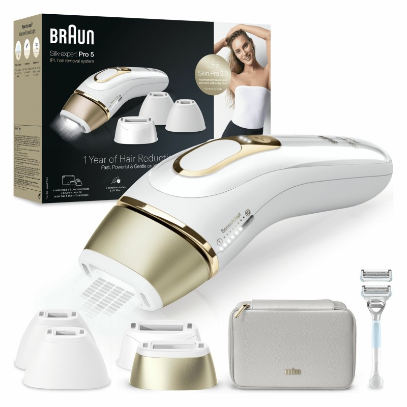 Braun Silk-expert Pro PL5356 Intense pulsed light (IPL) Gold, White