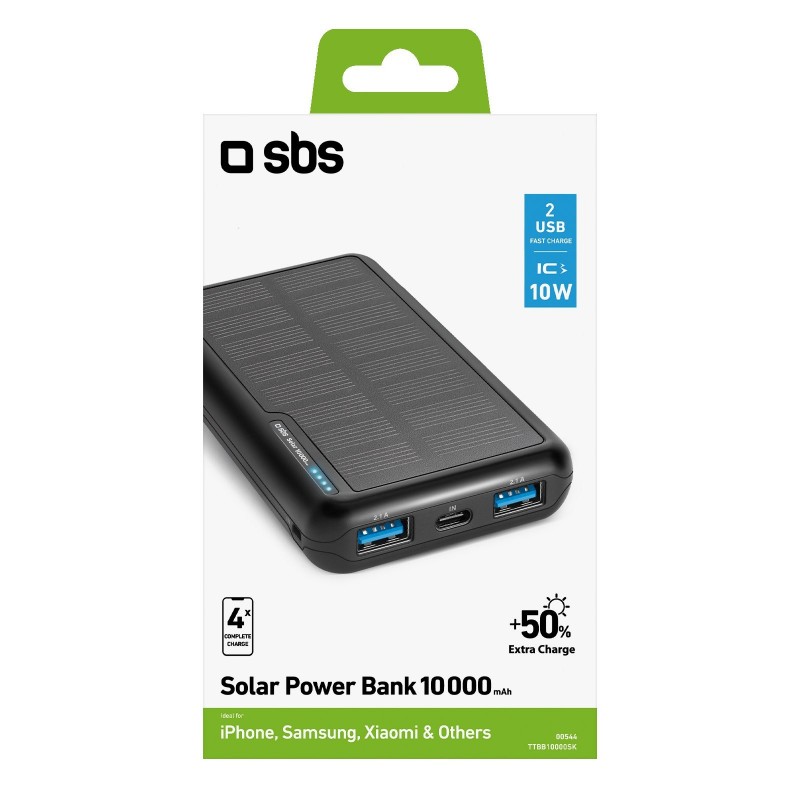 SBS TTBB10000SK batería externa 10000 mAh Negro