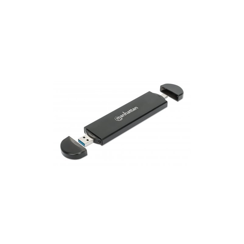 Manhattan Gabinete USB a SDD M.2 NVMe y SATA