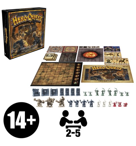 Hasbro Gaming Avalon Hill HeroQuest Juego de mesa Interpretación de roles