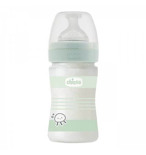 Chicco 00028711310000 feeding bottle 150 ml Green, White Glass