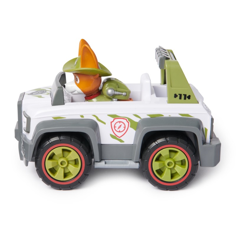 PAW Patrol - Pat Patrouille - VÉHICULE FIGURINE TRACKER- Voiture 15 cm Figurine Pat Patrouille À Collectionner - Pat Patrouille