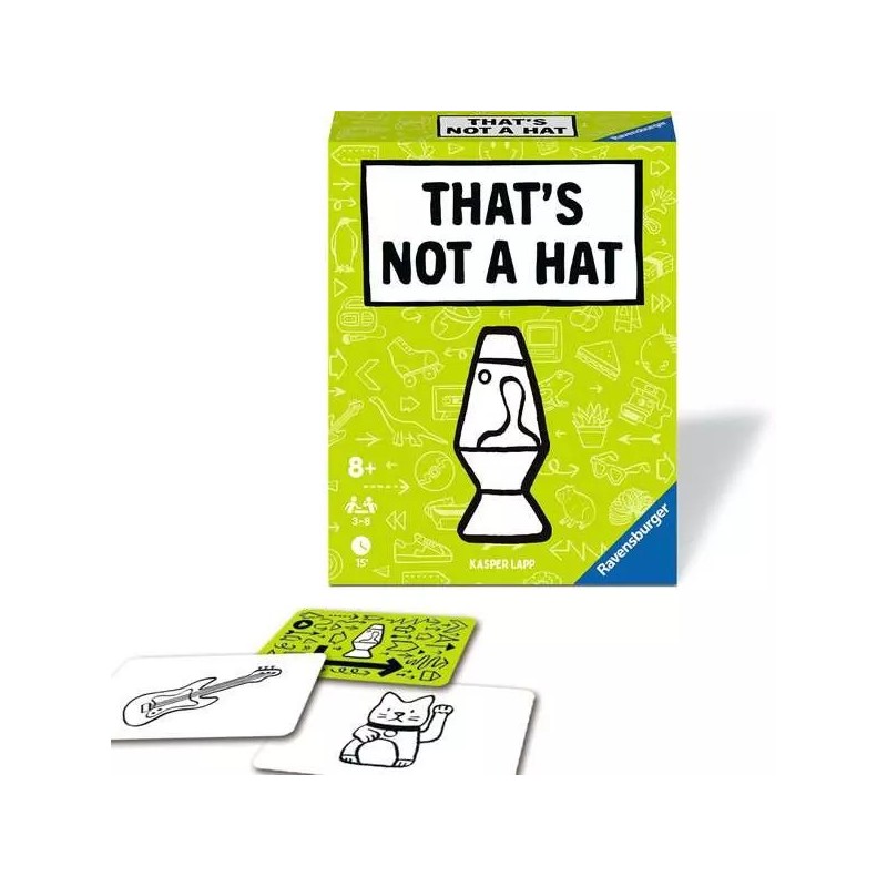 Ravensburger 22589 jeu de société That's not a hat 10 min Jeu de cartes Apprentissage