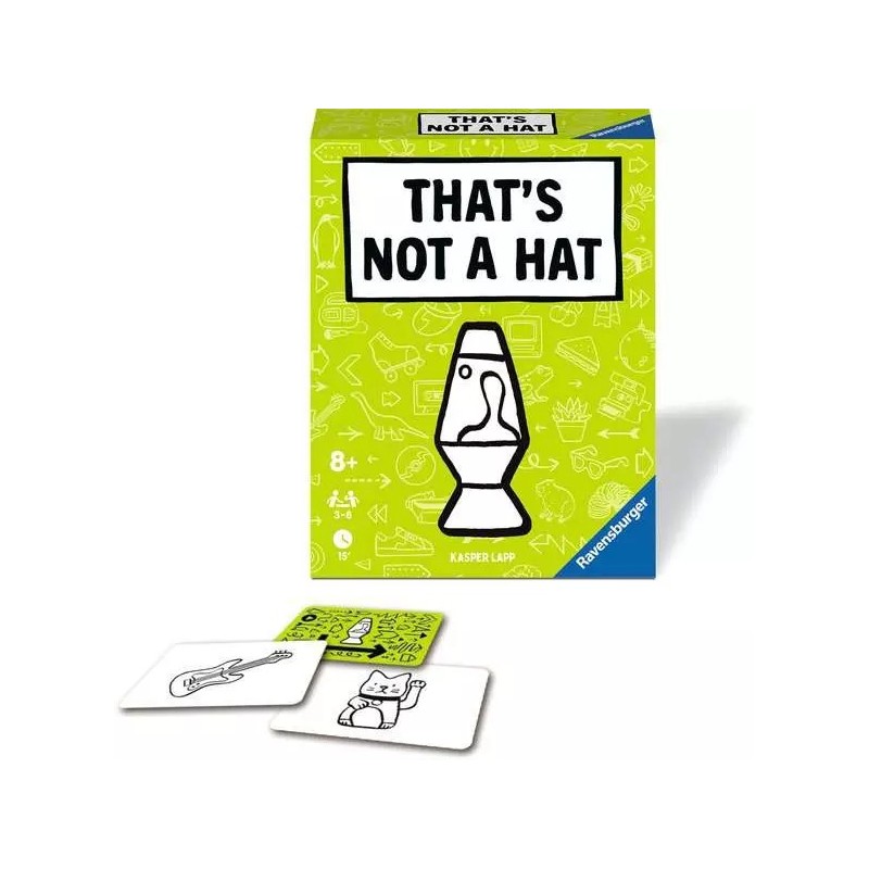 Ravensburger 22589 jeu de société That's not a hat 10 min Jeu de cartes Apprentissage